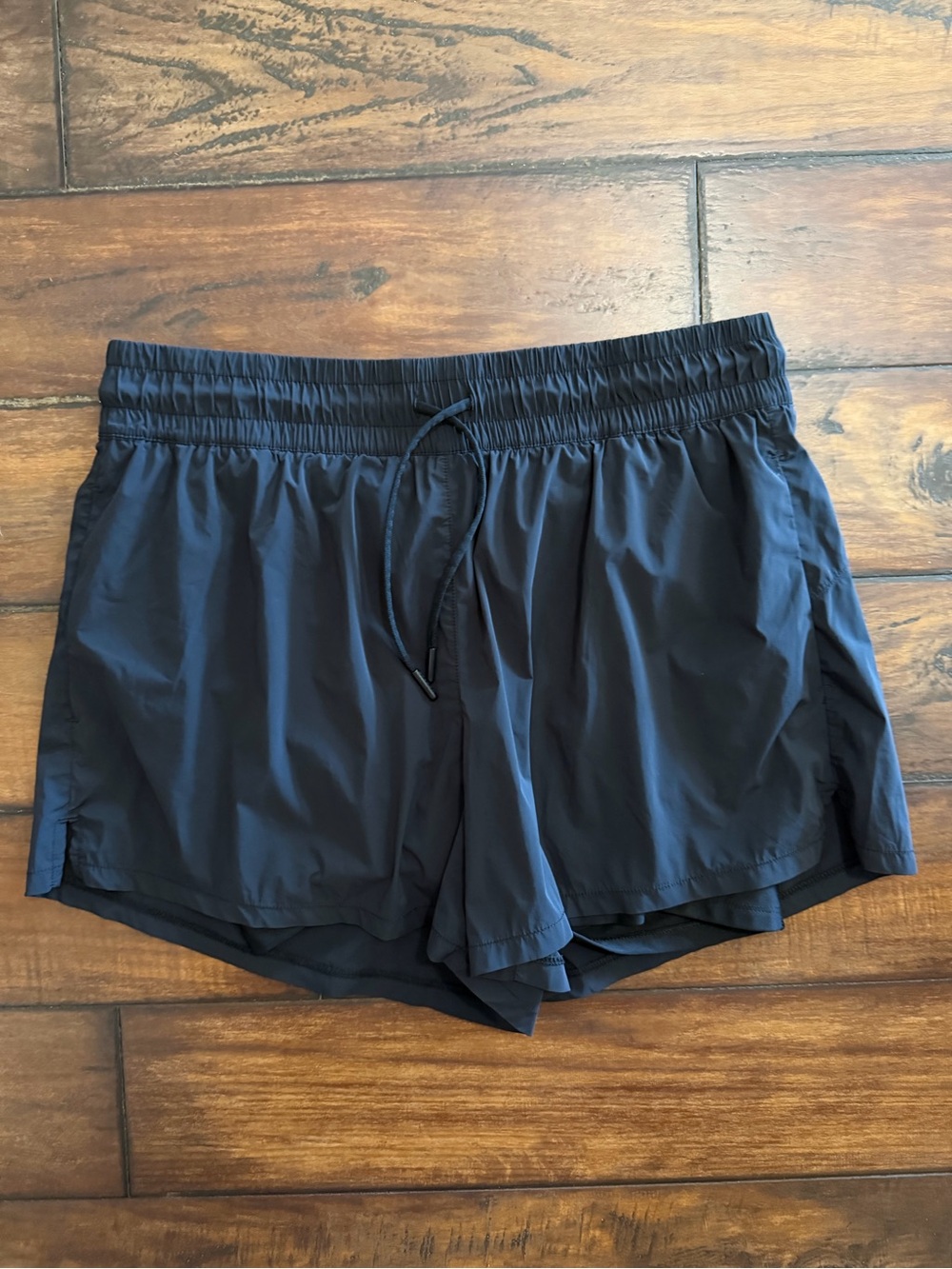 Spyder Like New Women's Black Athletic Running Shorts with Drawstring